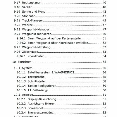 Oregon 6x0 Anleitung - Inhalt 3