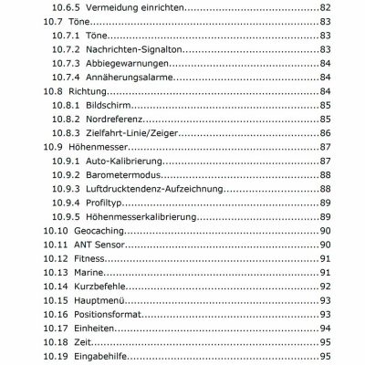 Oregon 6x0 Anleitung - Inhalt 5