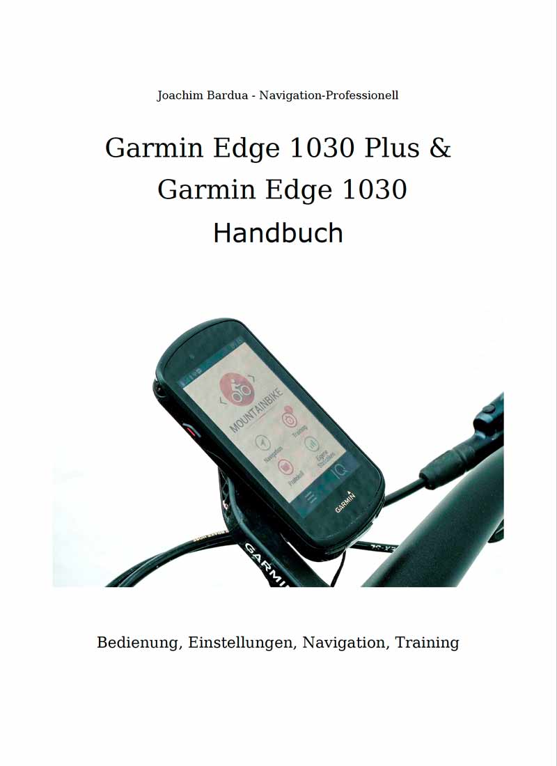 Cover - Garmin Edge 1030 Plus und Garmin Edge 1030 Handbuch