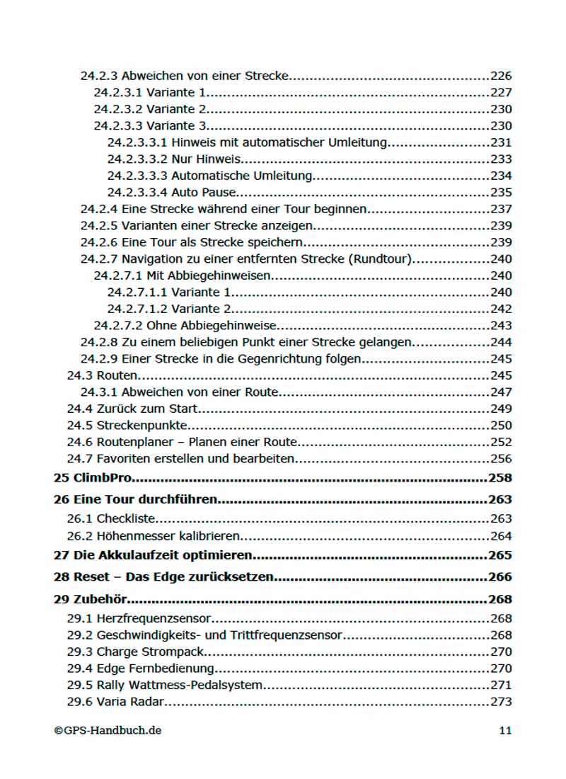 Inhalt - Garmin Edge 1030 Plus und Garmin Edge 1030 Handbuch (7)