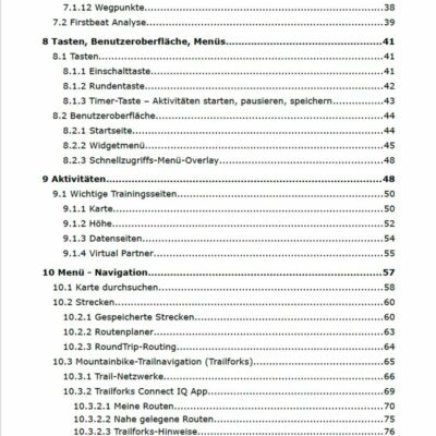Inhalt - Garmin Edge 1030 Plus und Garmin Edge 1030 Handbuch (2)