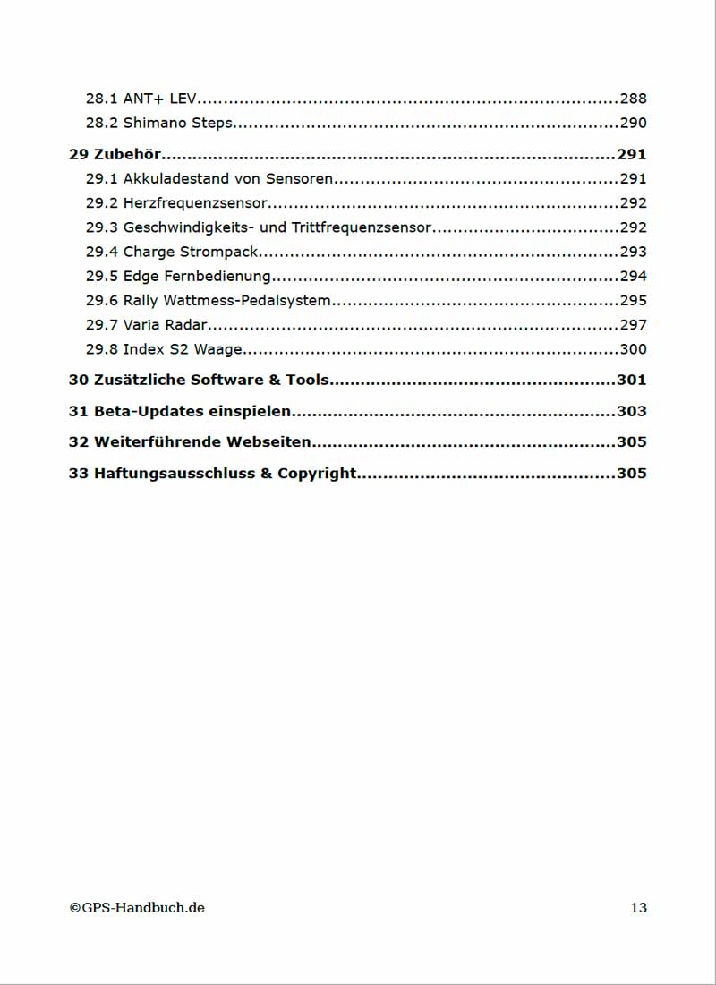 Inhalt - Garmin Edge 1030 Plus und Garmin Edge 1030 Handbuch (9)