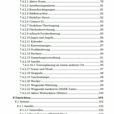 Garmin GPSMAP 67 & GPSMAP 66 Handbuch - Inhalt (3)