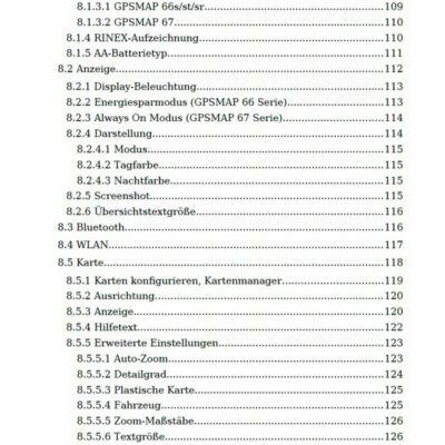 Garmin GPSMAP 67 & GPSMAP 66 Handbuch - Inhalt (4)