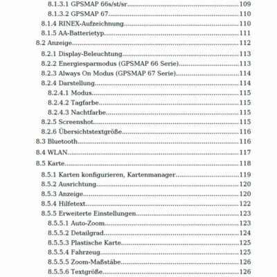 Garmin GPSMAP 67 & GPSMAP 66 Handbuch - Inhalt (4)