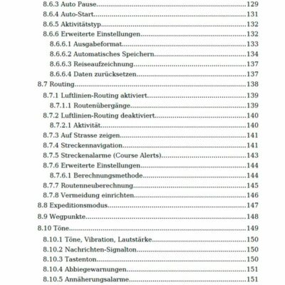 Garmin GPSMAP 67 & GPSMAP 66 Handbuch - Inhalt (5)