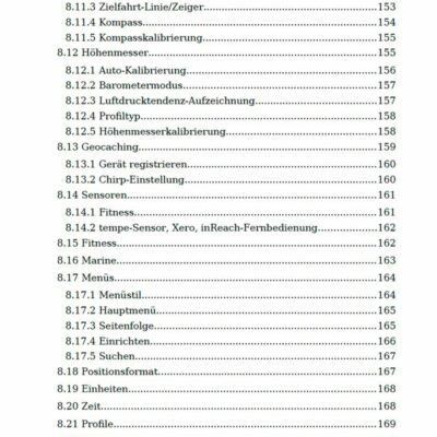 Garmin GPSMAP 67 & GPSMAP 66 Handbuch - Inhalt (6)