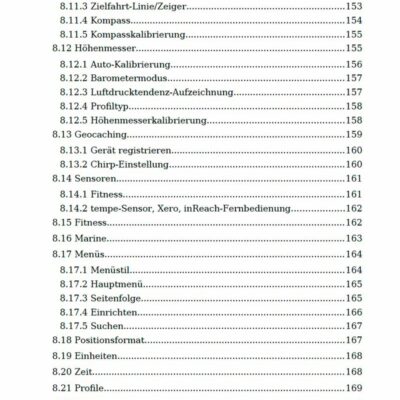 Garmin GPSMAP 67 & GPSMAP 66 Handbuch - Inhalt (6)
