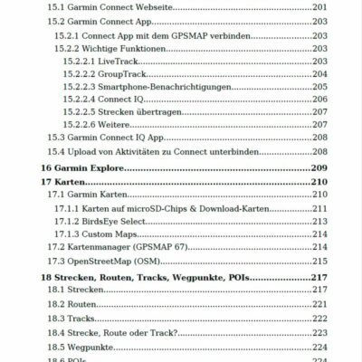 Garmin GPSMAP 67 & GPSMAP 66 Handbuch - Inhalt (8)
