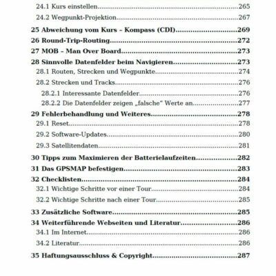 Garmin GPSMAP 67 & GPSMAP 66 Handbuch - Inhalt (10)